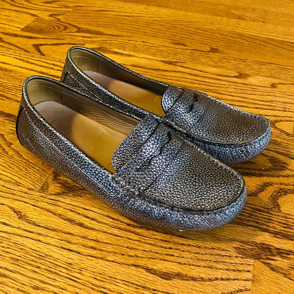 Naturalizer Silver Driving Loafers - Picture 3 of 8
